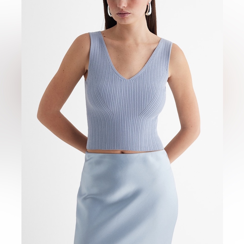 Ribbed Sweater Tank